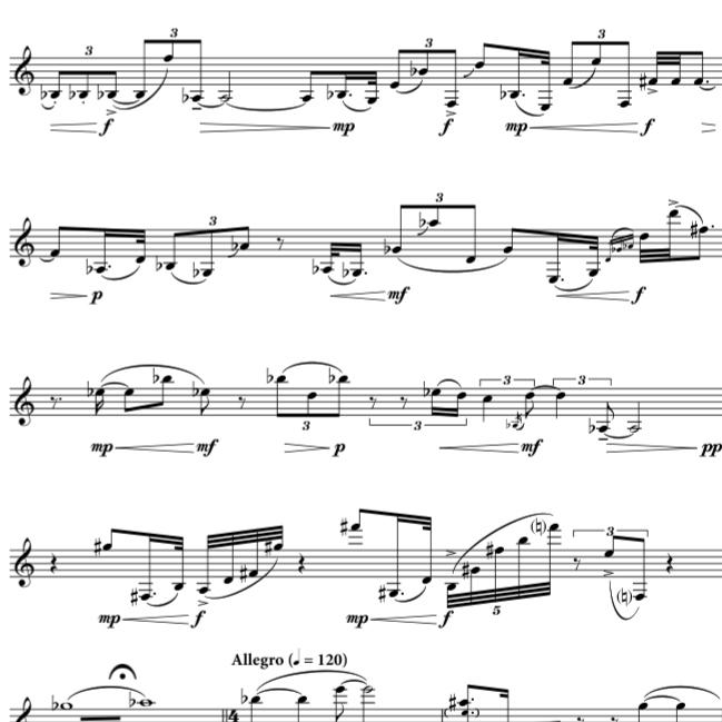 score sample