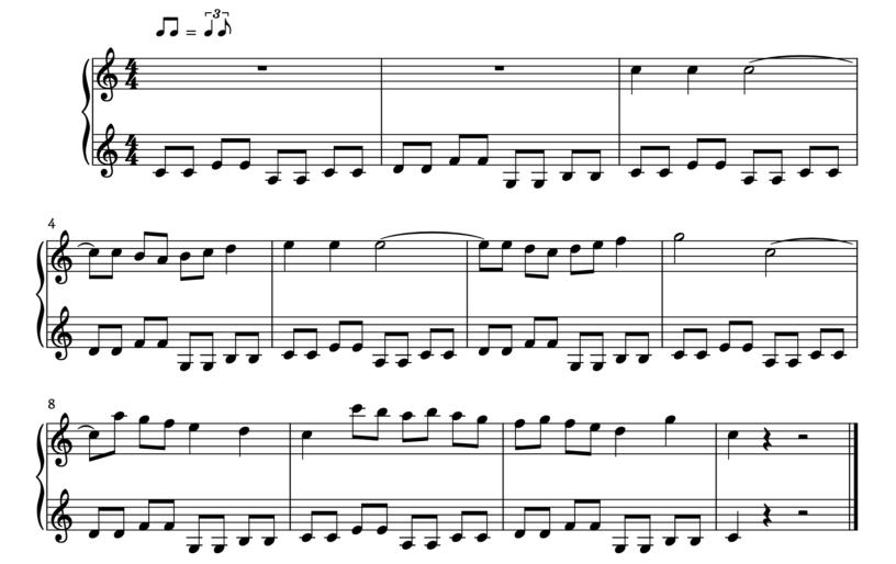 Transcription of "Heart and Soul"